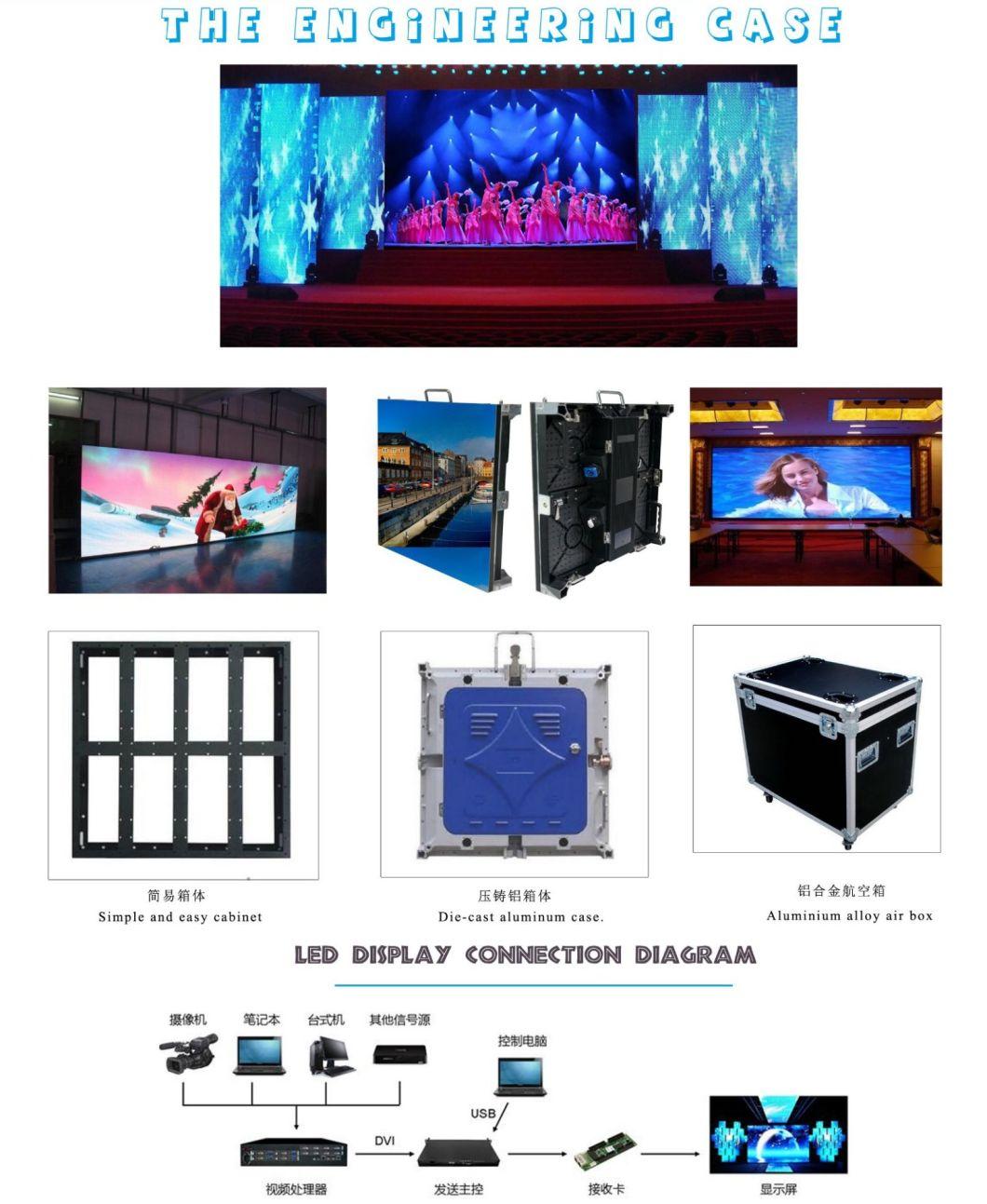 Indoor HD P2.5 Screen Energy-Saving Full-Color LED Billboard Picture Video Text Display