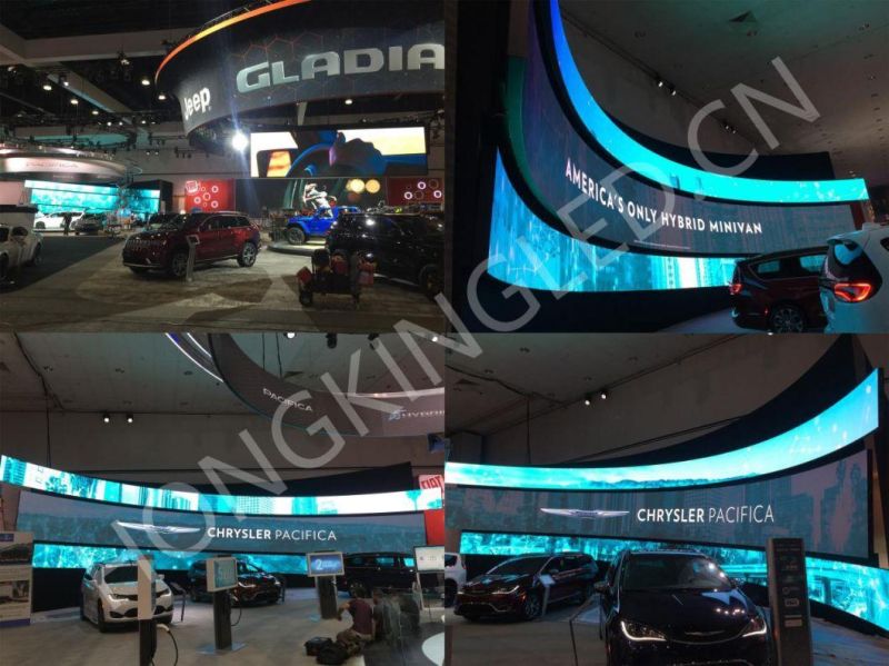 Outdoor P3.91 Full Color Advertising Rental LED Display Movable Wall