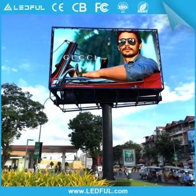 Wate Proofing P6 Large Advertising Outdoor LED Sign