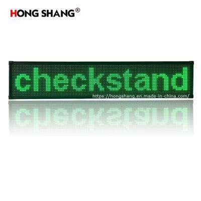 Semi-Outdoor LED Letter Scrolling Sign Shop Window Display Screen Board