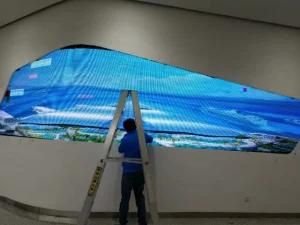 P6mm Full Color Fixed LED Panel, High Resolution Outdoor Advertising Fixed LED Display
