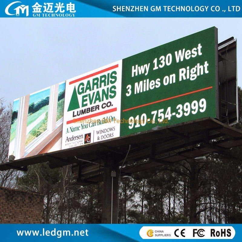 P10 P8 P6 Outdoor Full Color Front Maintenance LED Display Screen for Gmled Advertising