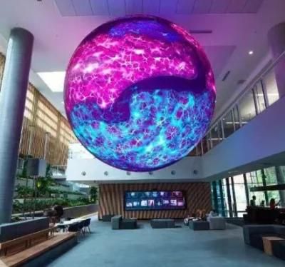 Indoor P3/P4/P5/P6 Sphere 360 Degree Flexible LED Display