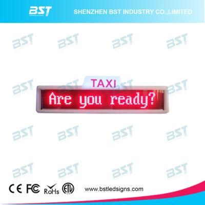 Double Side P6 Full Color Taxi Top LED Billboard