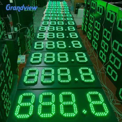 Outdoor Waterproof LED Gas Station Price Display 888.8 Digital Gas Price Display LED Gas Price Sign