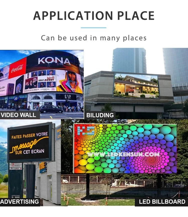 Full Color Electronic Sign Outdoor Advertising Digital Board P5 P6 P8 P10 LED Display Sign