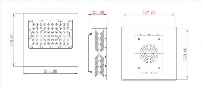 Weather Proof 120W Gas Station Petrol Station LED Canopy High Bay Light