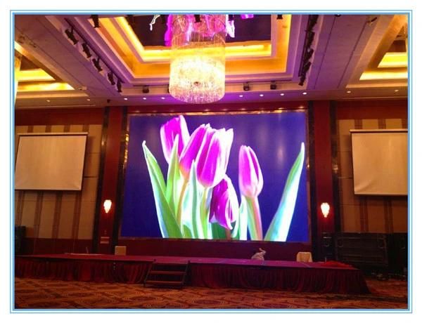 Indoor Rental LED Display Sign P6 with Die-Casting Aluminum Cabinet 576*576mm