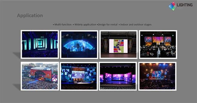 China Factory Full Color Flexible Foldable LED Screen P2.84