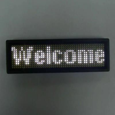 White Color LED Name Badge (BST1248AW)
