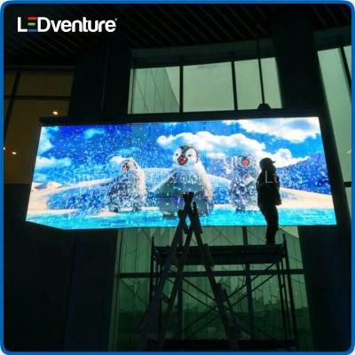 P15.6 Indoor Advertising Video Panel LED Transparent Display