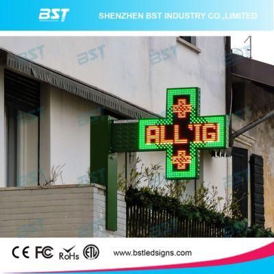P14 Rg Color Programmable Outdoor LED Pharmacy Cross