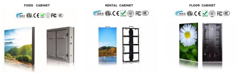 Full Color P4.81mm Rental Advertising LED Display Screen for Stage/TV Stage/Video Wall