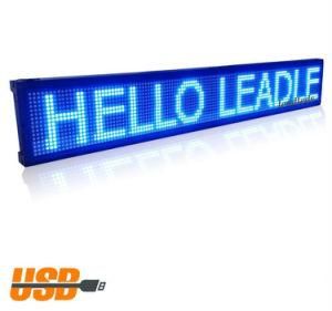 P10 India Popular Single Red Outdoor LED Name Board