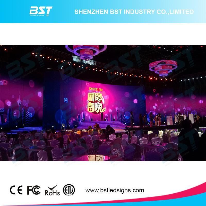 P6.25 Indoor Rental LED Display High Contrast Uniform LED Videowall