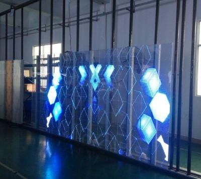 Outdoor Waterproof Transparent LED Screen 1000*500 Cabinet P10.4 Transparent LED Panel