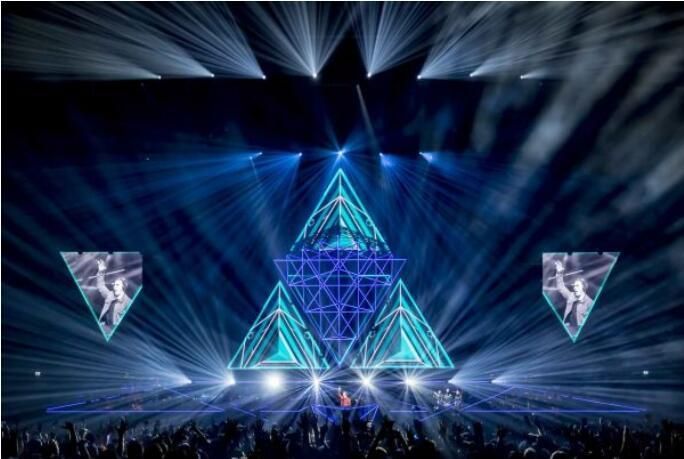 Disco DJ Lighting 7X12W RGBW 4in1 LED Moving Head Wash Light for Stage