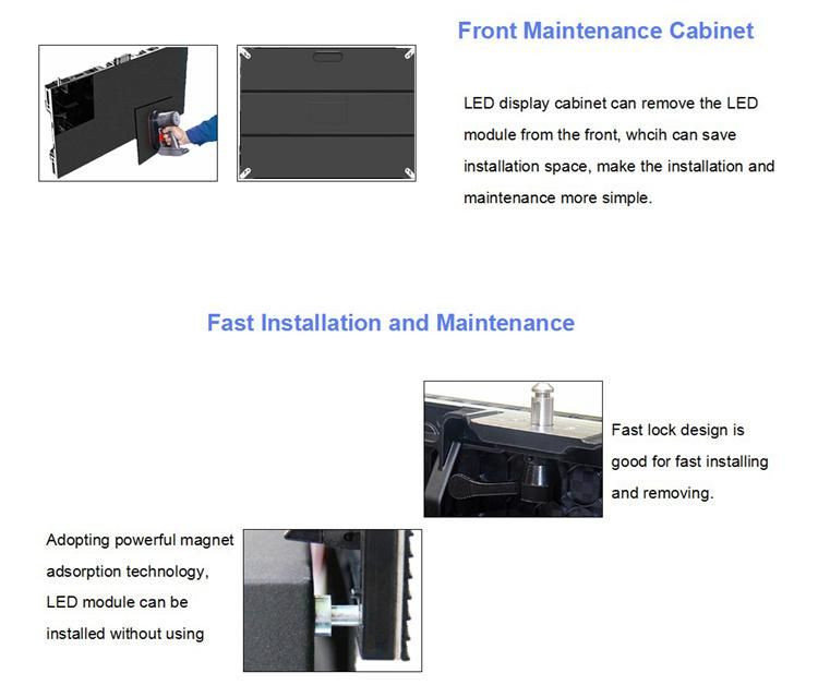 Indoor Fixed P2 P2.5 P3 P4 Advertising LED Display Full Color Hot Sales