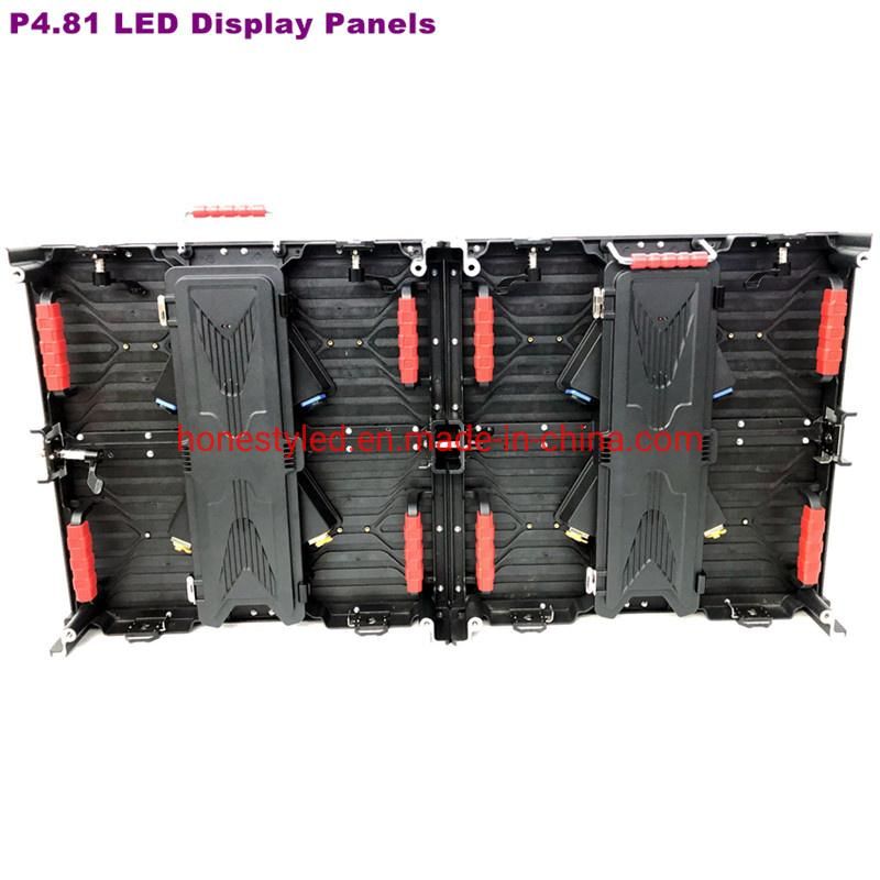 Die-Casting Aluminum Cabinet P4.81 Outdoor LED Screen Rental Waterproof Video Wall LED Display Full Color LED Video Wall