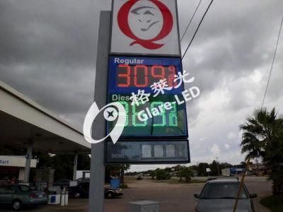 8inch to 36inch LED Gas Price Signs and Outdoor Digital Boards with Programmable CNG Filling Station Sign for Gas Station