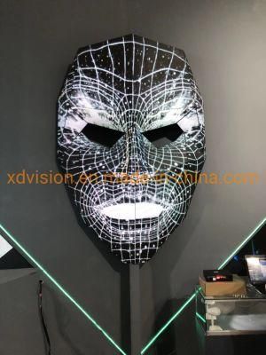 Face-Shaped LED Display