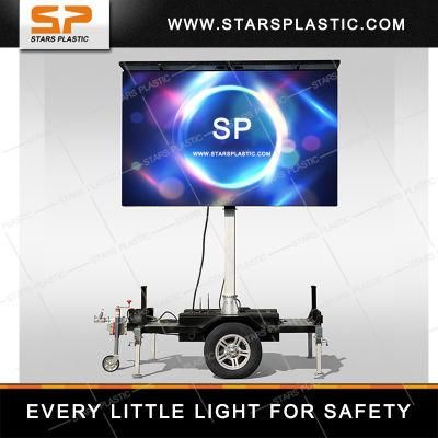 Mobile LED Outdoor Display Screen Advertising Trailer