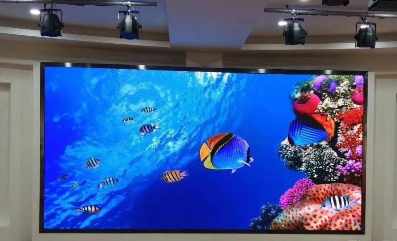 Indoor P2 Advertising LED Billboard Display Screen Full Color HD Sign Board