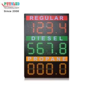 Outdoor Waterproof LED Gas Station 12 Inch Digital Sign LED Oil Price Display for Gas Station