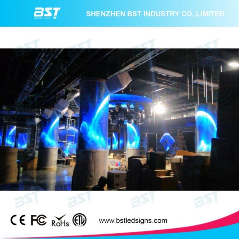 Indoor Flexible Full Color LED Display for Exhibition