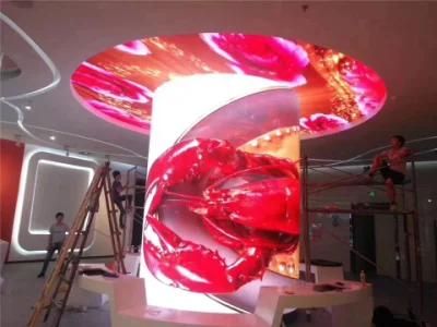 Lofit Flexible LED Display P4 LED Module Soft Curved Flexible LED Display for Shopping Mall Digital and Displays Flexible LED Display Soft