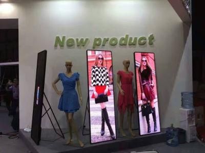SMD P4 Indoor LED Display Poster Mirror Screen Advertising Machines for Shop