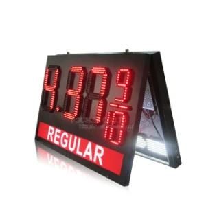 Hot Sale LED Gas Station Pylon Sign 7 Segment Electronic Billboard Board Regular 8.88910 LED Gas Price Sign