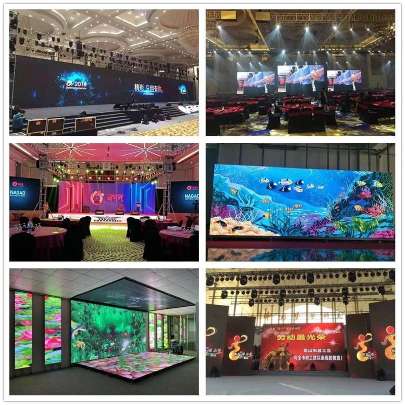 Interior P5mm Church Wall Mounted Full Color LED Video Display Screen Factory