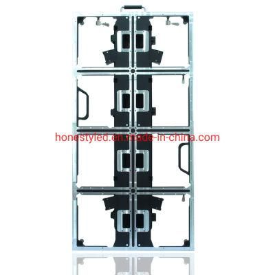 Factory New Products Ultra-Thin Light Weight Cabinet LED Display Panel Full Color 500*1000mm P3.91 Rental Indoor Outdoor LED Screen Panel