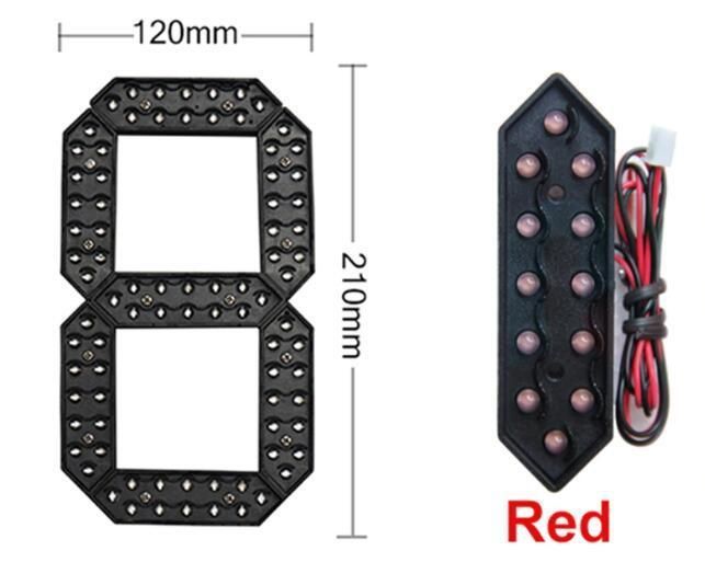 Shenzhen Ks 8inch RF Wireless Control LED Time&Temp Sign 88: 88