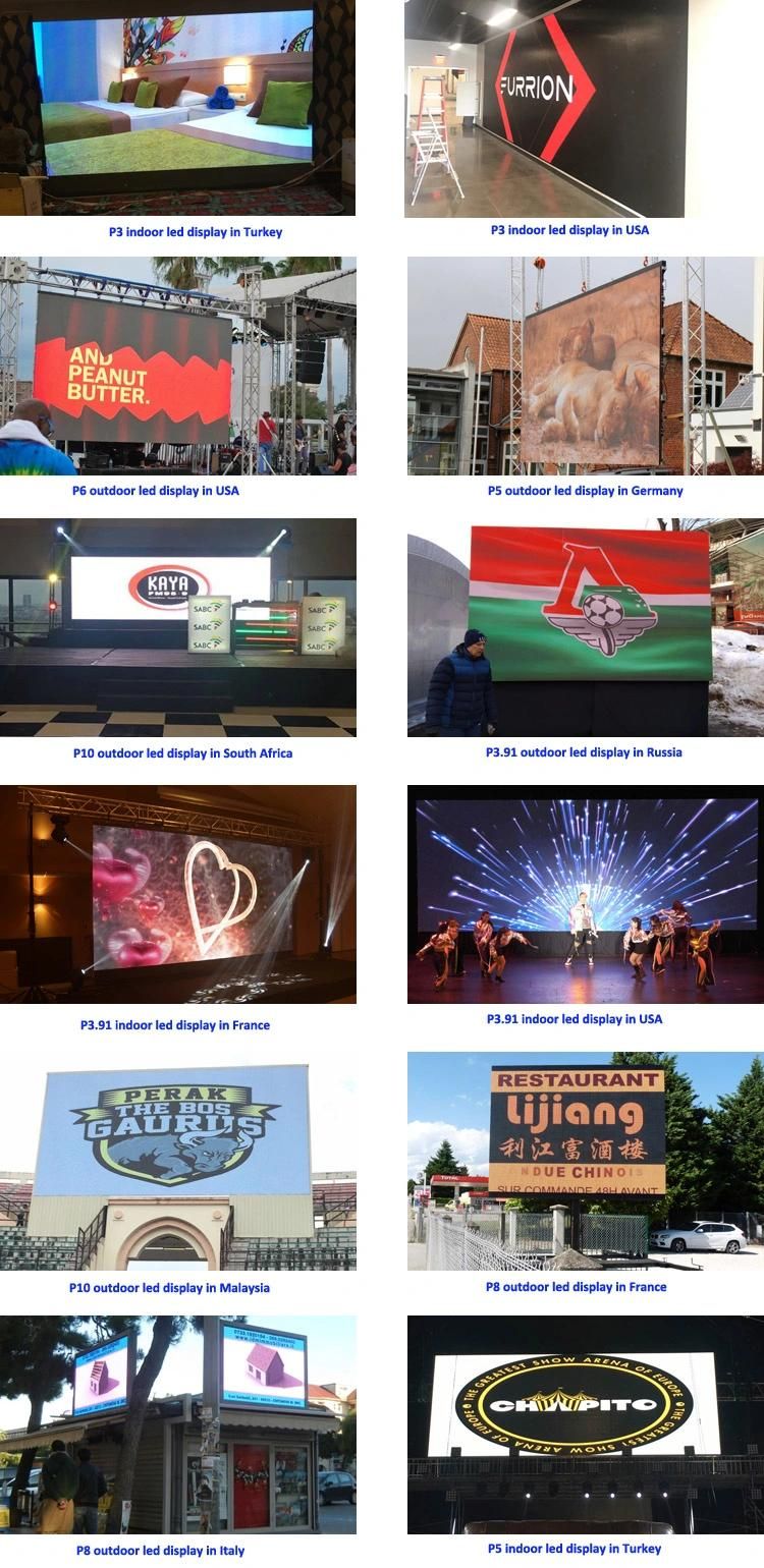 P6.67 /P8/P10 Outdoor Full Color LED Display for Advertisement Rental Business 640mmx 640mm