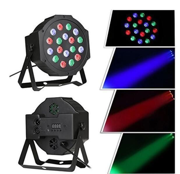 Wall Washer Spot 18X3w DJ Disco DMX512 Stage Lighting RGB LED PAR Lights Party