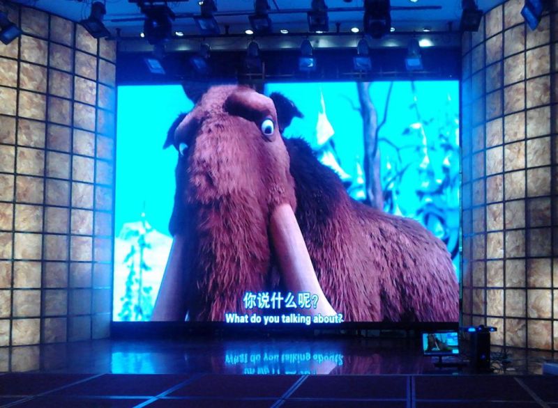 P7.62 Indoor LED Display Panel Screen Video Wall for Advertising