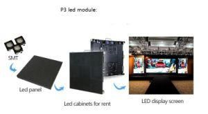 P3 Indoor Full Color SMD LED Module with High Brightness