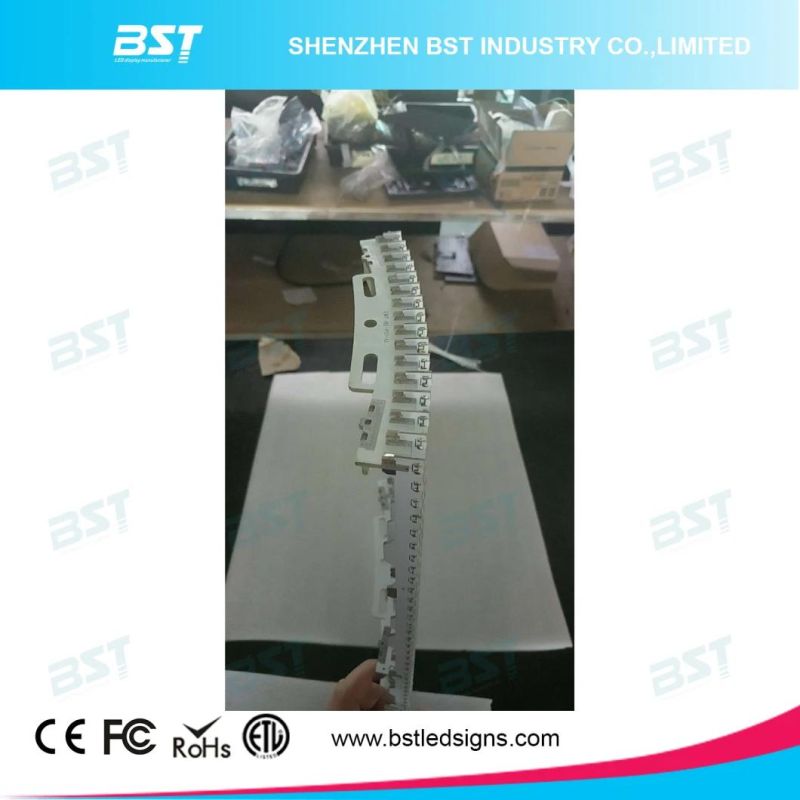 Transparent Mesh Full Color LED Display for Curved Curtain