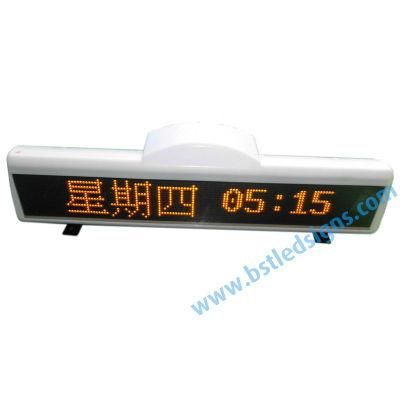 P6 Yellow Color Programmable Taxi Top LED Moving Sign