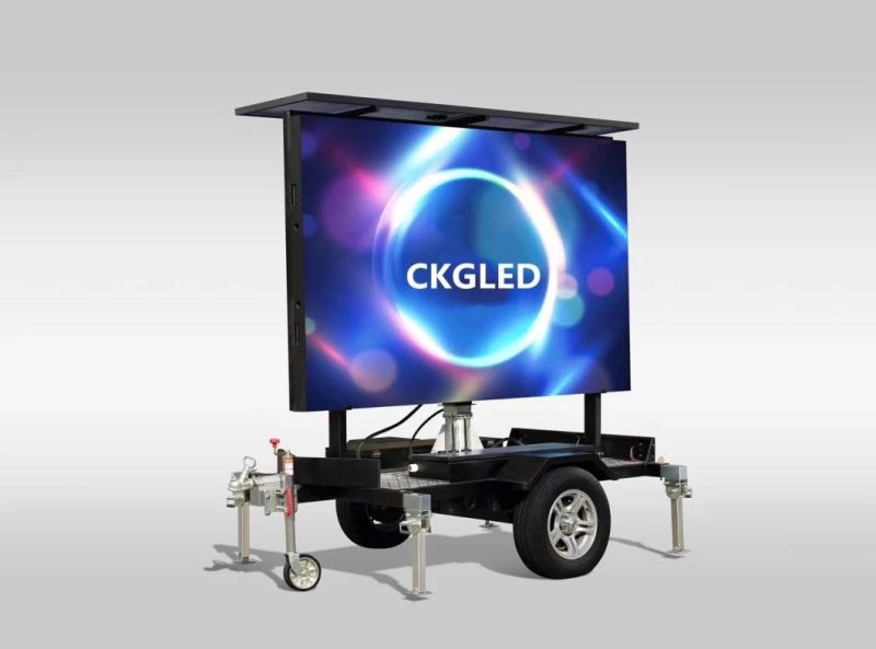 Mobile Advertising P4mm/P5mm/P6mm Outdoor Waterproof LED Trailer Billboard