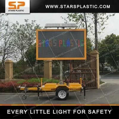 Portable Variable Message Sign for Traffic Safety
