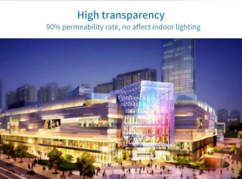 Video Advertising Glass Wall High Brightness Transparent LED Display Screen