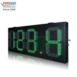 Manufacturer Outdoor LED Display 12 Inch LED Digit Number LED Gas Price Changer Sign