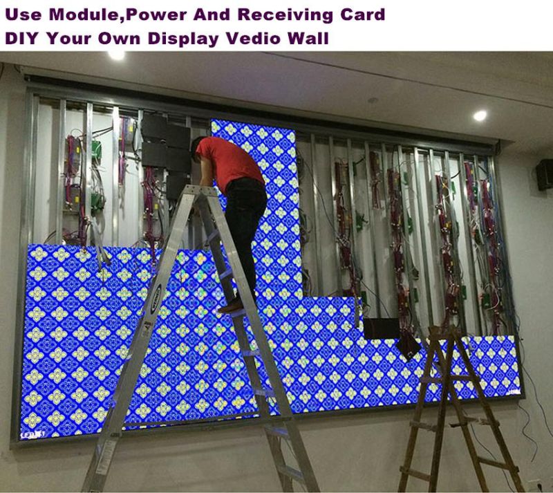 Outdoor RGB 256X128mm Waterproof Outdoor High Brightness 4mm SMD1921 P4 LED Display Screen