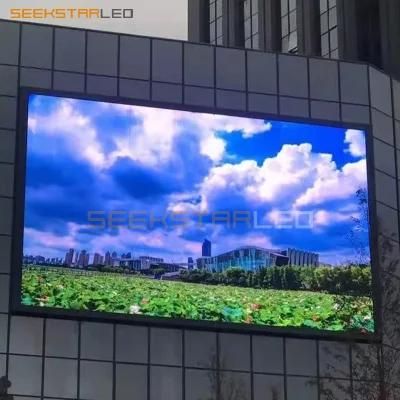 Outdoor Long Using Life Full Color Advertising Curtain Wall LED Display Panel P10
