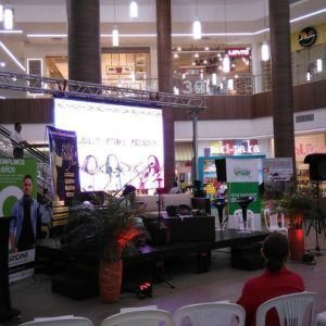Elongated P3.91mm Indoor LED Display Screen for Advertising Projects