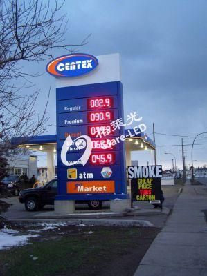 High Quality Outdoor Waterproof 12 Inch 7 Segment LED Display Gas Station Price Signs
