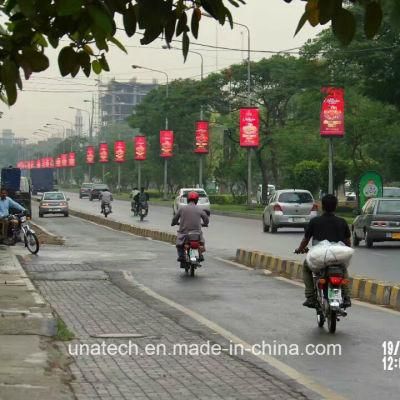 Outdoor Ads P6 Digital Street Light Pole/Post/Pillar LED Screen Display